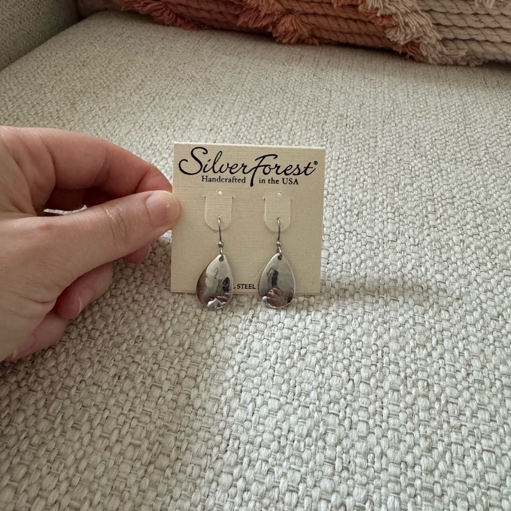 Silver Forest Silver Dangle Earrings